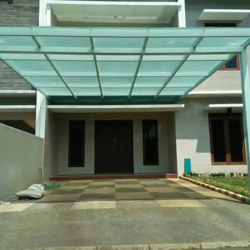 Kanopi Kaca Tempered 10mm di  banjarnegara